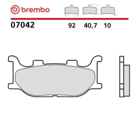 Pastillas Moto Brembo 07042