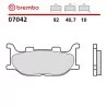 Pastillas Moto Brembo 07042