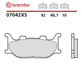 Motorcycle Brake Pads Brembo 07042XS