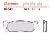 Plaquettes de Frein Moto Brembo 07043