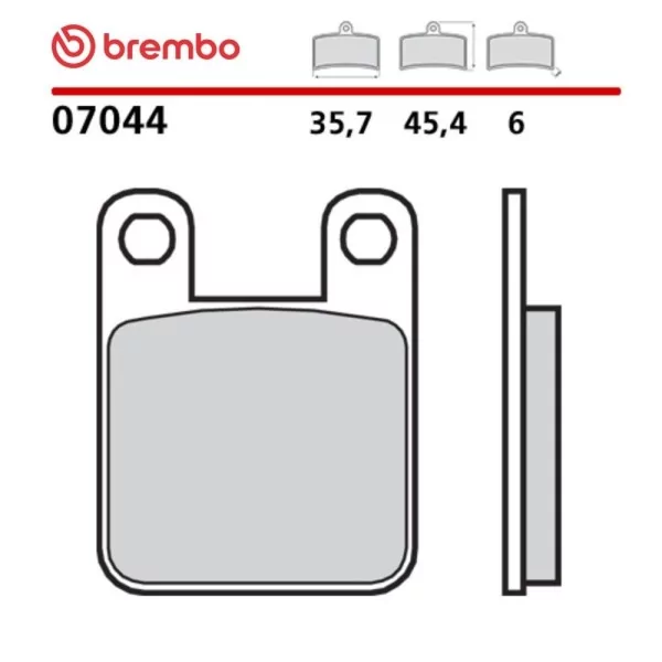 Pastiglie Freno Moto Brembo 07044