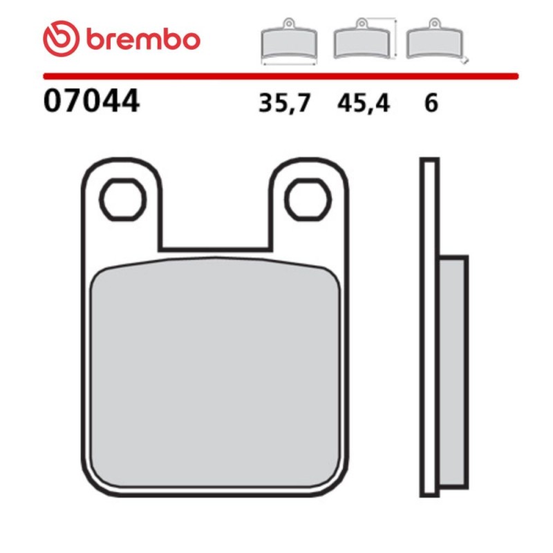 Motorcycle Brake Pads Brembo 07044 Motorcycle Brake Pads Brembo 07044