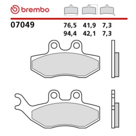 Pastillas Moto Brembo 07049