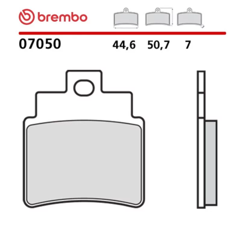 Motorcycle Brake Pads Brembo 07050