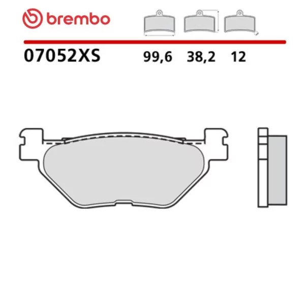 Pastiglie Freno Moto Brembo 07052XS