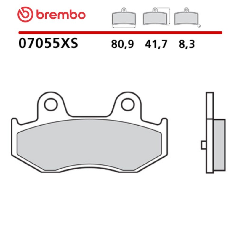 Pastiglie Freno Moto Brembo 07055XS Pastiglie Freno Moto Brembo 07055XS