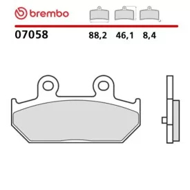 Pastillas Moto Brembo 07058