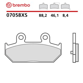 Plaquettes de Frein Moto Brembo 07058XS