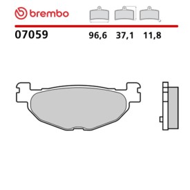 Plaquettes de Frein Moto Brembo 07059