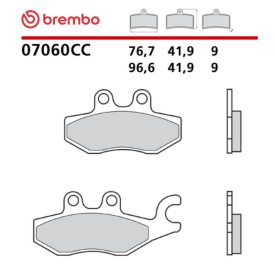 Pastillas Moto Brembo 07060
