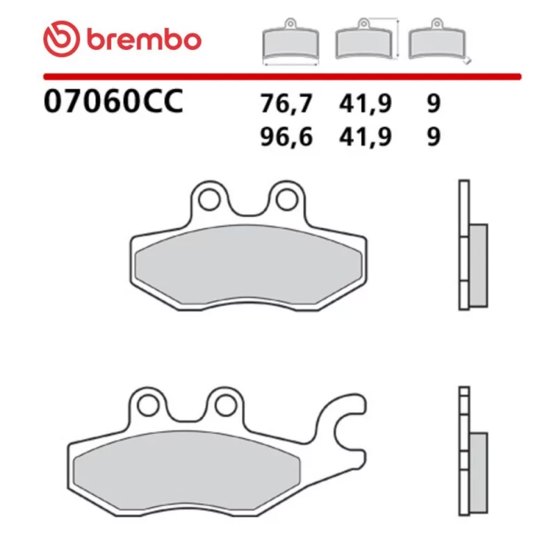 Motorcycle Brake Pads Brembo 07060