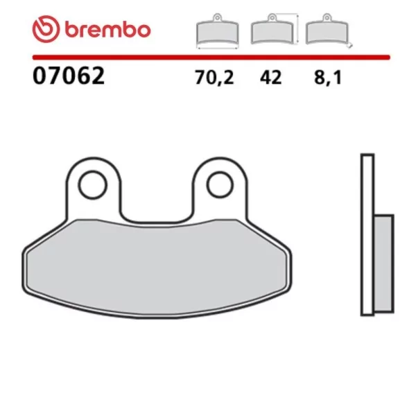 Pastiglie Freno Moto Brembo 07062