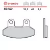 Pastiglie Freno Moto Brembo 07062