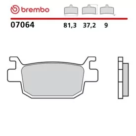 Pastillas Moto Brembo 07064