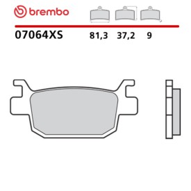 Motorrad Bremsbel&auml;ge Brembo 07064XS