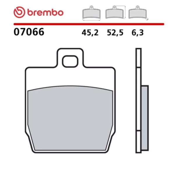 Pastiglie Freno Moto Brembo 07066