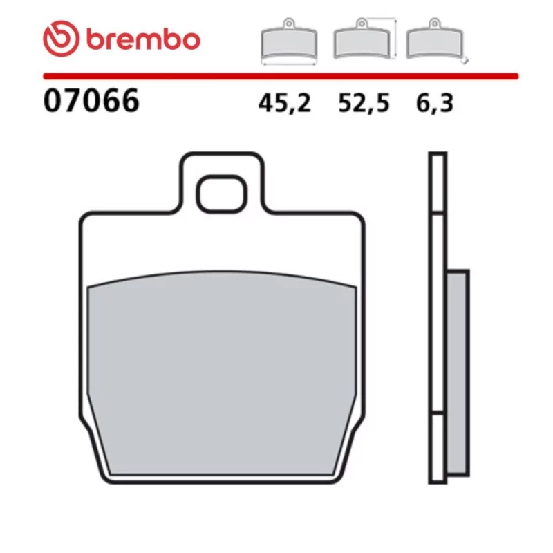 Pastiglie Freno Moto Brembo 07066 Pastiglie Freno Moto Brembo 07066