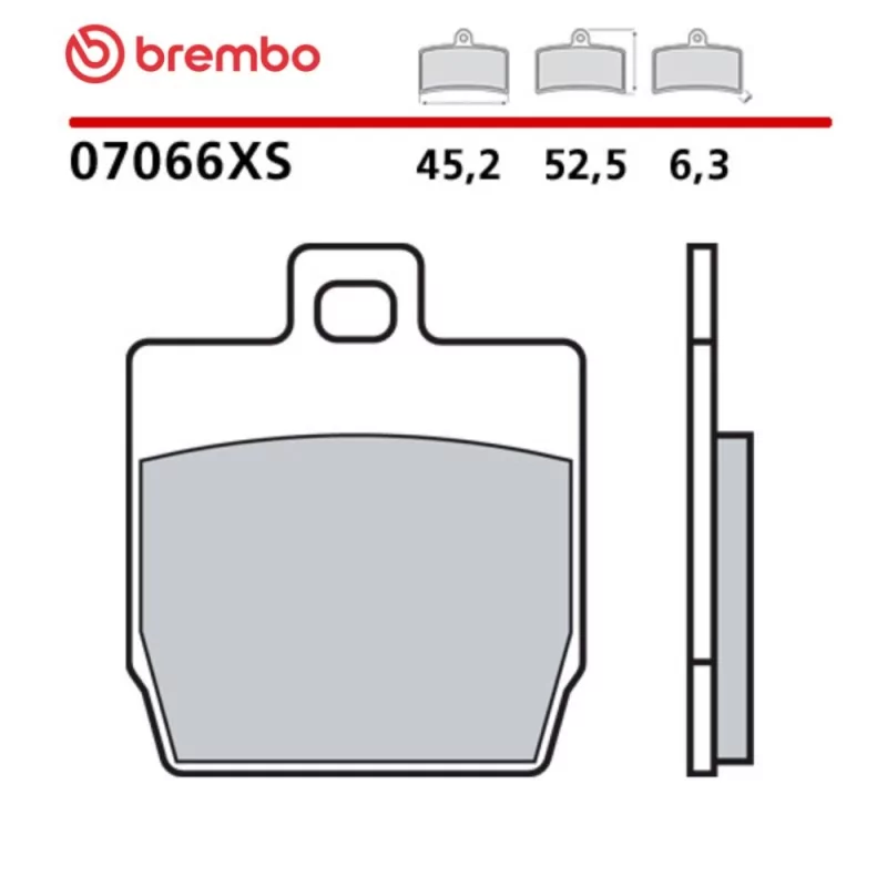 Motorrad Bremsbeläge Brembo 07066XS Motorrad Bremsbeläge Brembo 07066XS