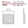 Plaquettes de Frein Moto Brembo 07067