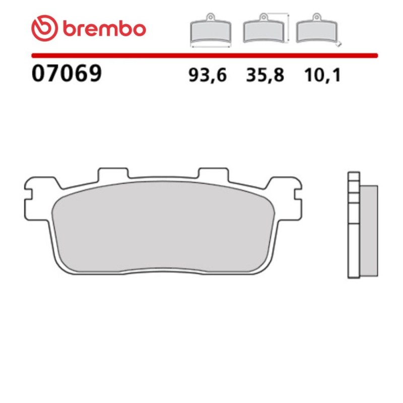Pastillas Moto Brembo 07069 Pastillas Moto Brembo 07069