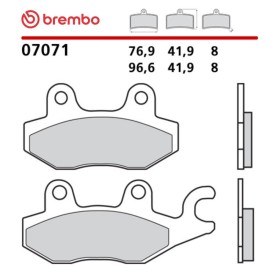 Motorcycle Brake Pads Brembo 07071