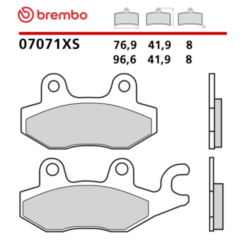 Motorcycle Brake Pads Brembo 07071XS