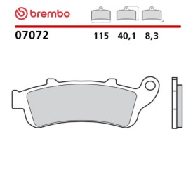 Motorrad Bremsbel&auml;ge Brembo 07072