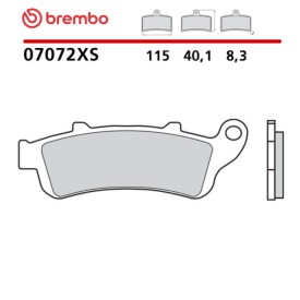 Pastiglie Freno Moto Brembo 07072XS