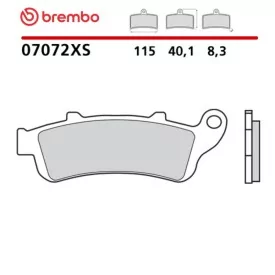 Pastillas Moto Brembo 07072XS