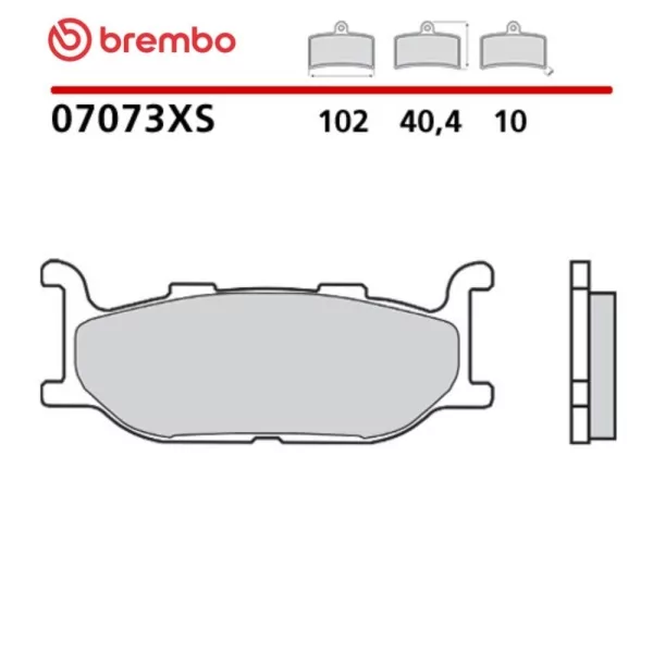 Pastillas Moto Brembo 07073XS