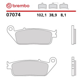 Plaquettes de Frein Moto Brembo 07074
