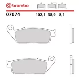 Plaquettes de Frein Moto Brembo 07074