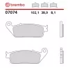 Plaquettes de Frein Moto Brembo 07074