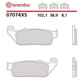 Plaquettes de Frein Moto Brembo 07074XS