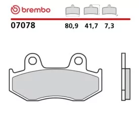 Plaquettes de Frein Moto Brembo 07078