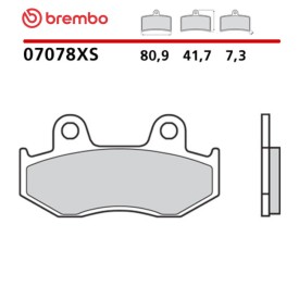 Pastiglie Freno Moto Brembo 07078XS