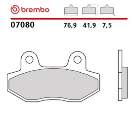 Plaquettes de Frein Moto Brembo 07080