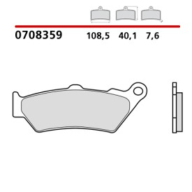 Pastillas Moto Brembo 0708359