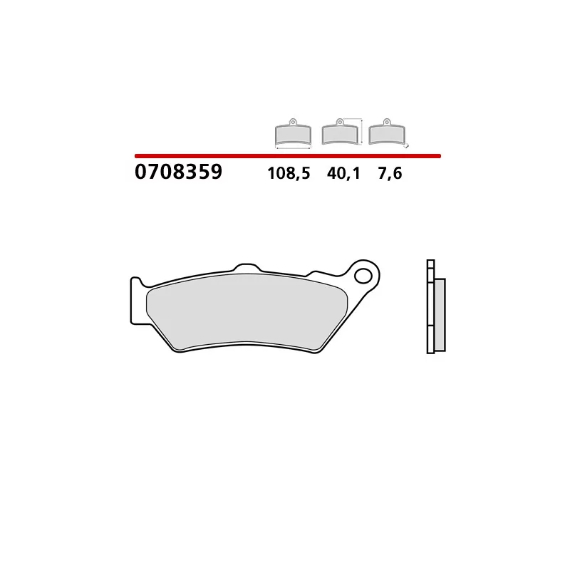 Pastillas Moto Brembo 0708359 Pastillas Moto Brembo 0708359