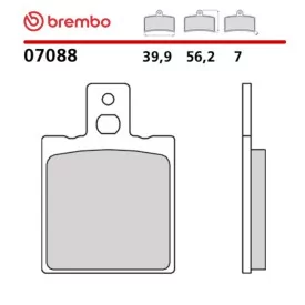 Pastillas Moto Brembo 07088