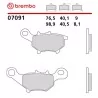 Plaquettes de Frein Moto Brembo 07091