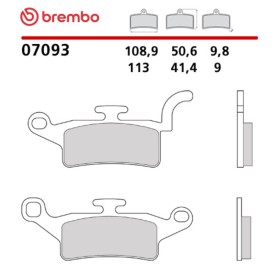 Motorcycle Brake Pads Brembo 07093
