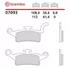 Pastillas Moto Brembo 07093