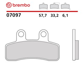 Pastiglie Freno Moto Brembo 07097