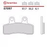 Plaquettes de Frein Moto Brembo 07097