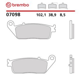Pastillas Moto Brembo 07098