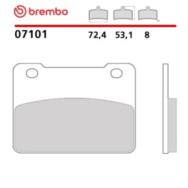 Plaquettes de Frein Moto Brembo 07101
