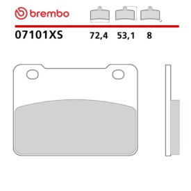 Pastillas Moto Brembo 07101XS