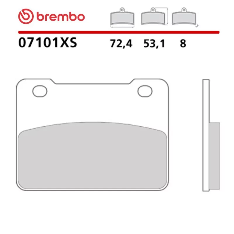 Pastillas Moto Brembo 07101XS Pastillas Moto Brembo 07101XS