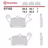 Plaquettes de Frein Moto Brembo 07102
